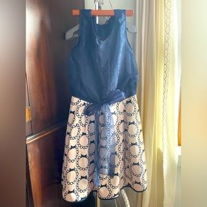 SOMA A-line blue dress - size S